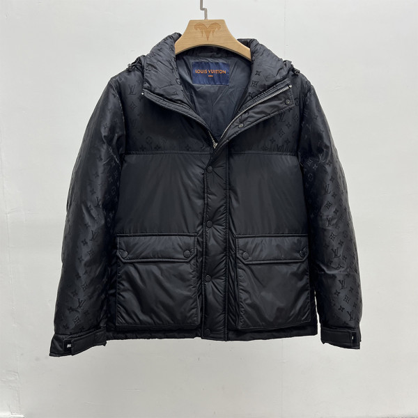 Louis Vuitton, Monogram, Men's Jacket, Black