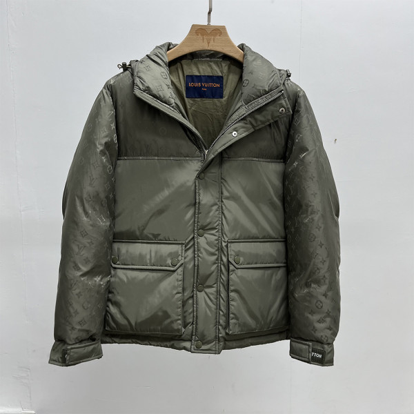 Louis Vuitton, Monogram, Men's Jacket, Khaki