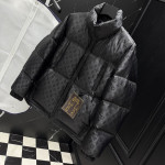 Louis Vuitton, Monogram, Men's Jacket, Black