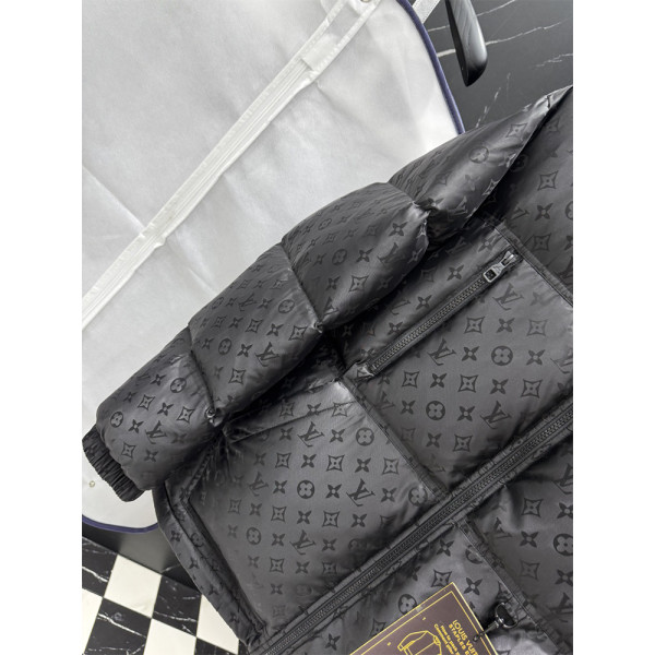 Louis Vuitton, Monogram, Men's Jacket, Black