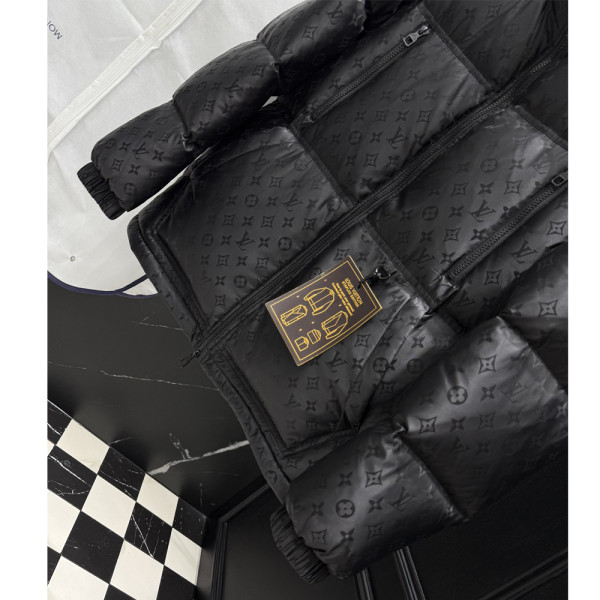 Louis Vuitton, Monogram, Men's Jacket, Black