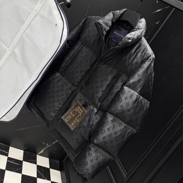 Louis Vuitton, Monogram, Men's Jacket, Black