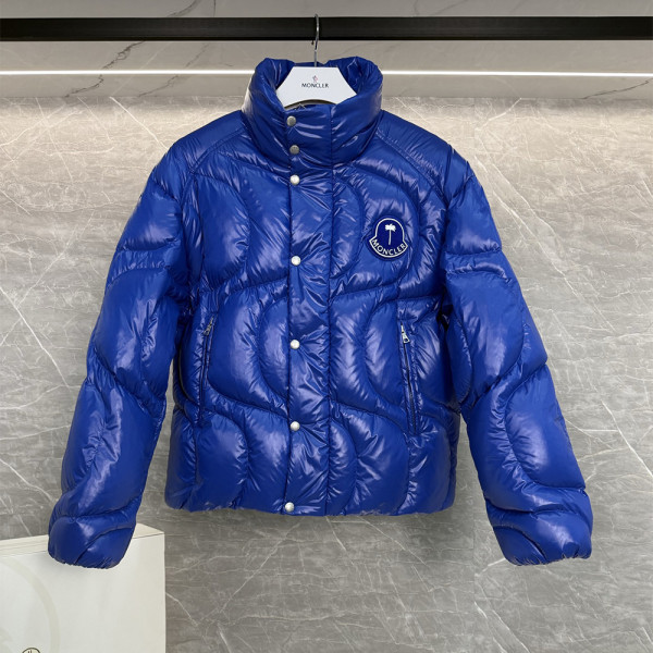 Moncler x Palm Angels, Haunani, Men's Jacket, Blue