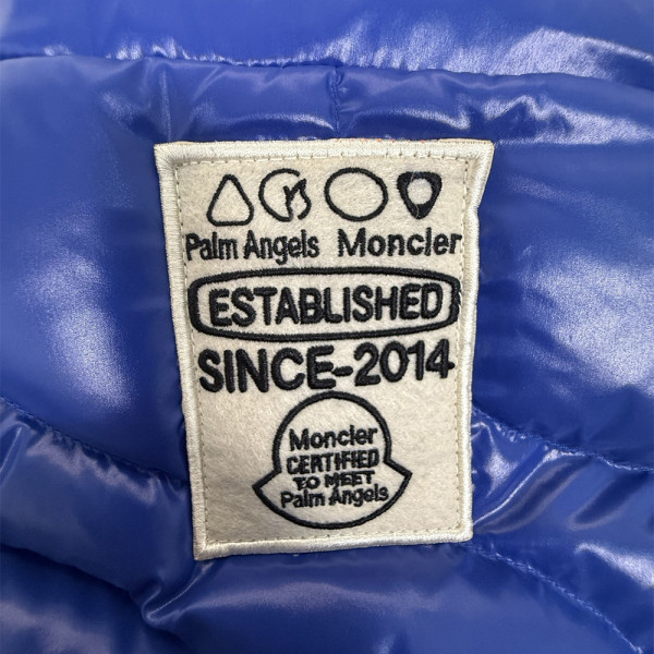 Moncler x Palm Angels, Haunani, Men's Jacket, Blue