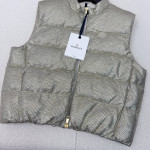Moncler, Paillys, Women's Vest, Silver
