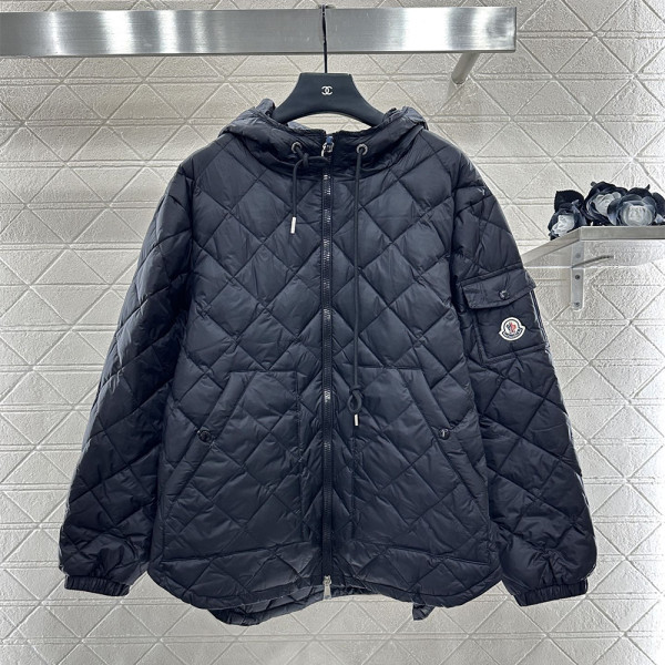 Moncler, Diamond Quilted, Women's Jacket, Black