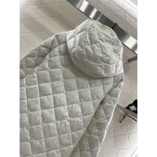 Moncler, Diamond Quilted, Women's Jacket, White