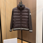 Moncler, Padded, Men's Jacket, Brown Moncler, Padded, Men's Jacket, Brown