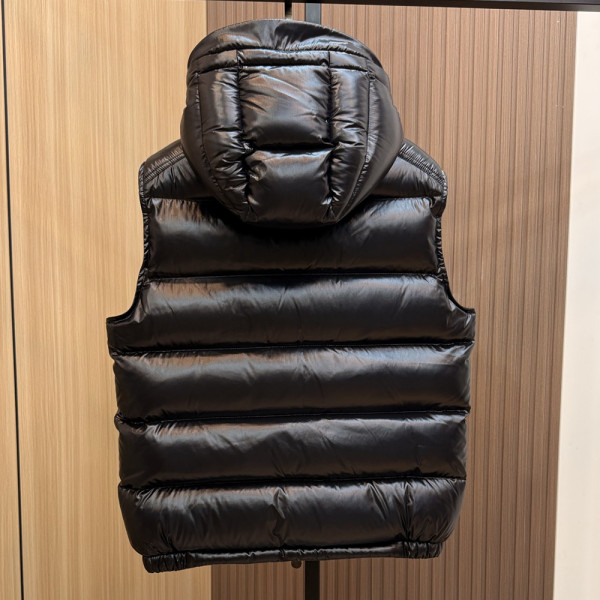 Moncler, Men's Vest, Black