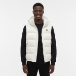 Moncler, Heren Bodywarmer, Wit