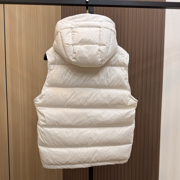Moncler, Heren Bodywarmer, Wit