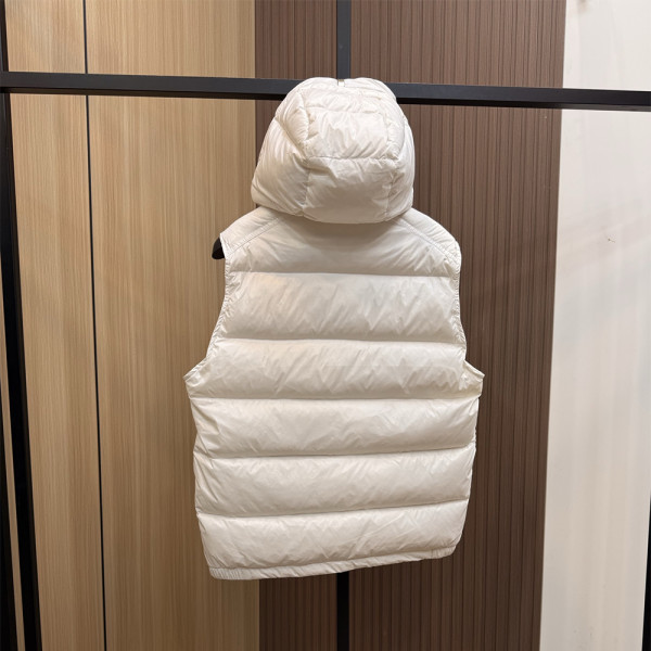 Moncler, Heren Bodywarmer, Wit