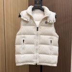 Moncler, Heren Bodywarmer, Wit