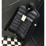 Moncler, Padded, Men's Cardigan, Black Moncler, Padded, Men's Cardigan, Black