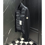 Moncler, Padded, Men's Cardigan, Black Moncler, Padded, Men's Cardigan, Black