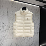 Moncler, Contrin, Heren Bodywarmer, Beige