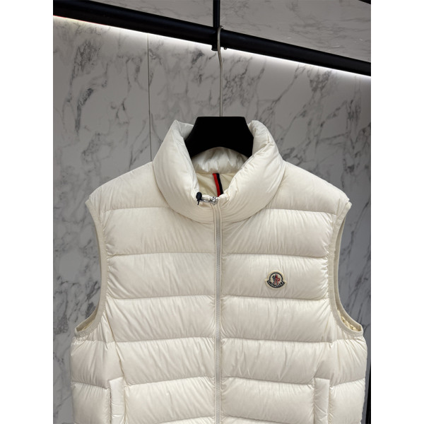 Moncler, Contrin, Heren Bodywarmer, Beige