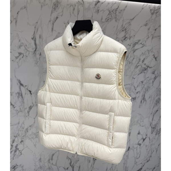 Moncler, Contrin, Heren Bodywarmer, Beige