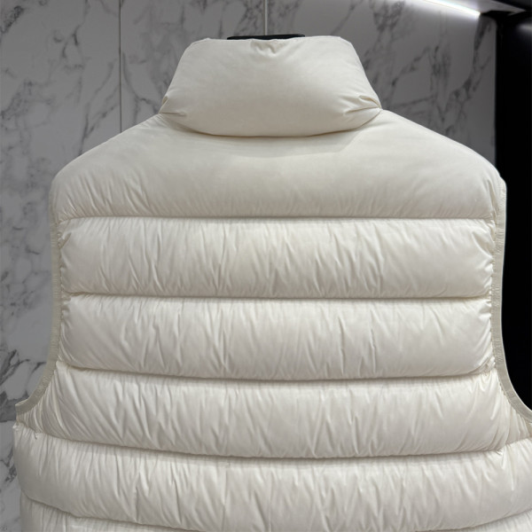 Moncler, Contrin, Heren Bodywarmer, Beige