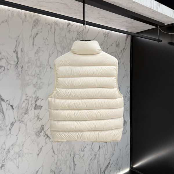 Moncler, Contrin, Heren Bodywarmer, Beige