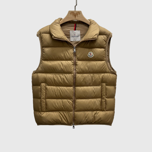Moncler, Contrin, Men's Vest, Camel