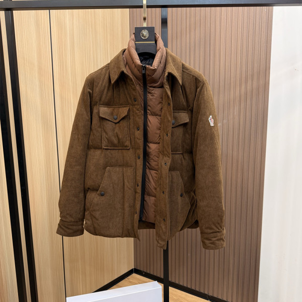 Moncler, Lech, Men's Jacket, Brown