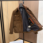 Moncler, Lech, Men's Jacket, Brown
