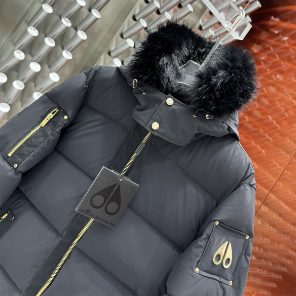 Moose Knuckles, Shearling, Men's Jacket, Black