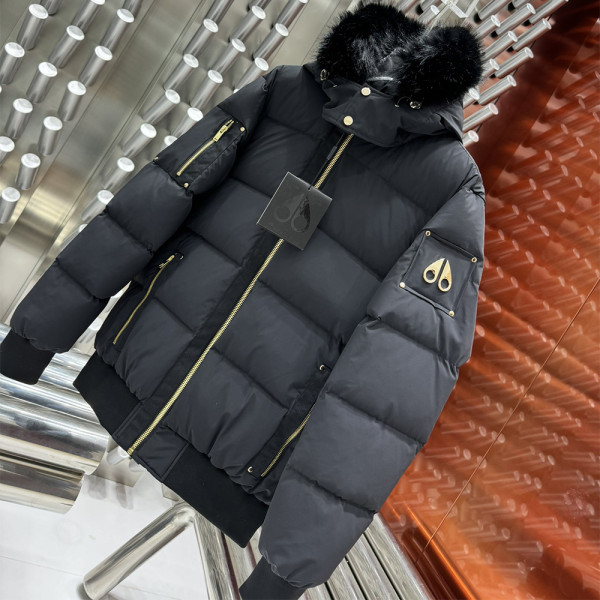 Moose Knuckles, Shearling, Men's Jacket, Black