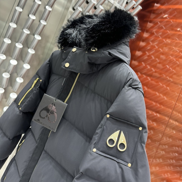 Moose Knuckles, Shearling, Men's Jacket, Black