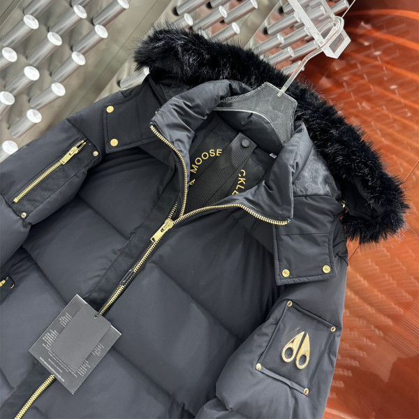 Moose Knuckles, Shearling, Men's Jacket, Black