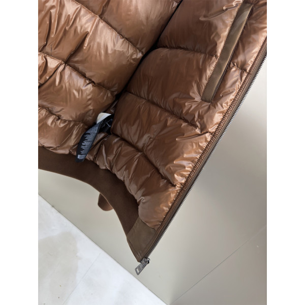 Prada, Cotton Blend, Men's Jacket, Brown