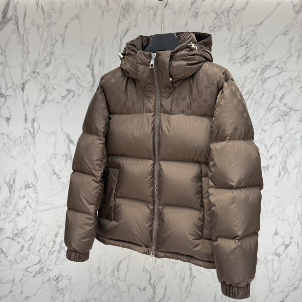 Louis Vuitton, Monogram, Men's Jacket, Brown