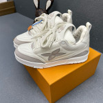 Louis Vuitton, Skate, Dames Sneakers, Wit
