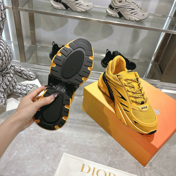 Christian Dior, B44, Men's Sneaker, Yellow