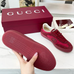 Gucci, G75, Dames Sneakers, Rood