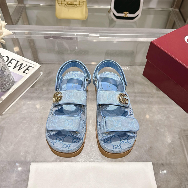 Gucci, Women's Sandal, Blue