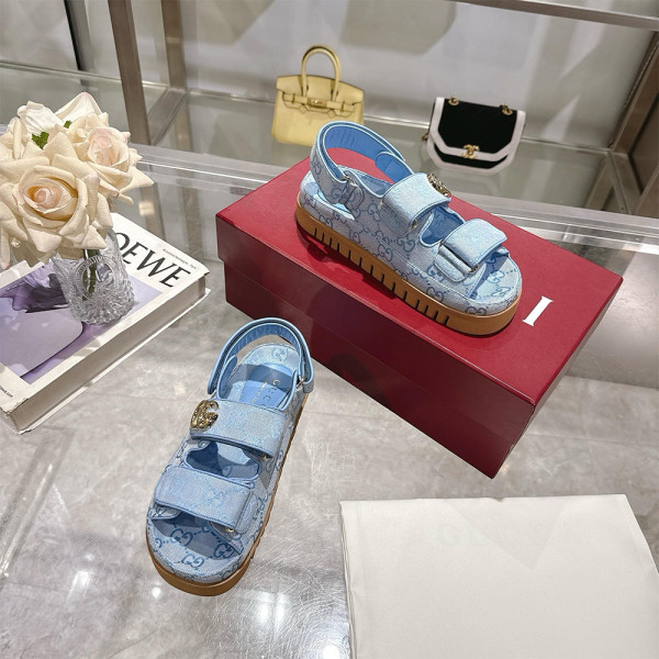 Gucci, Women's Sandal, Blue