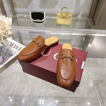 Gucci, Princetown, Women's Slipper, Camel