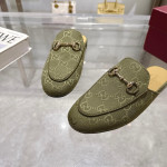 Gucci, Princetown, Women's Slipper, Khaki