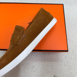 Hermes, Job, Men's Loafer, Brown