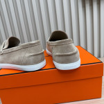 Hermes, Job, Men's Loafer, Beige