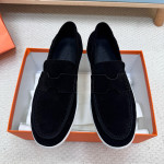 Hermes, Job, Men's Loafer, Black