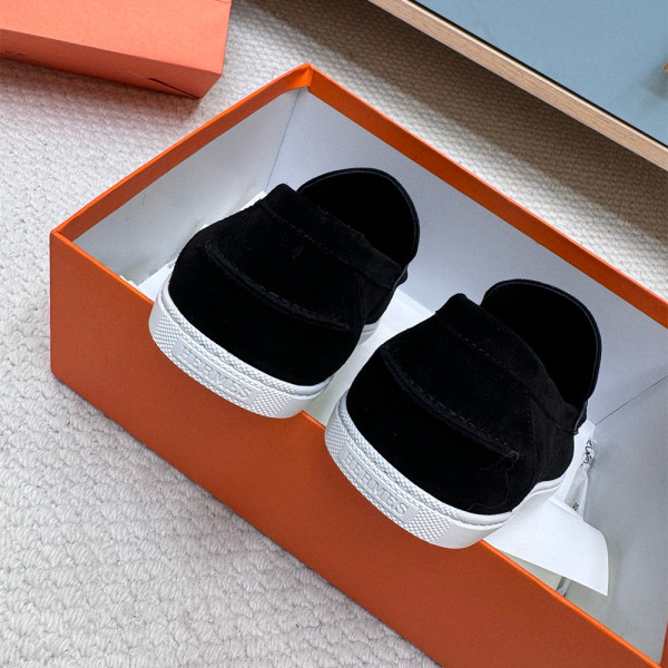 Hermes, Job, Men's Loafer, Black