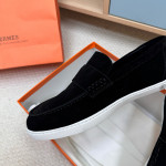 Hermes, Job, Men's Loafer, Black