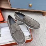 Hermes, Job, Men's Loafer, Grey