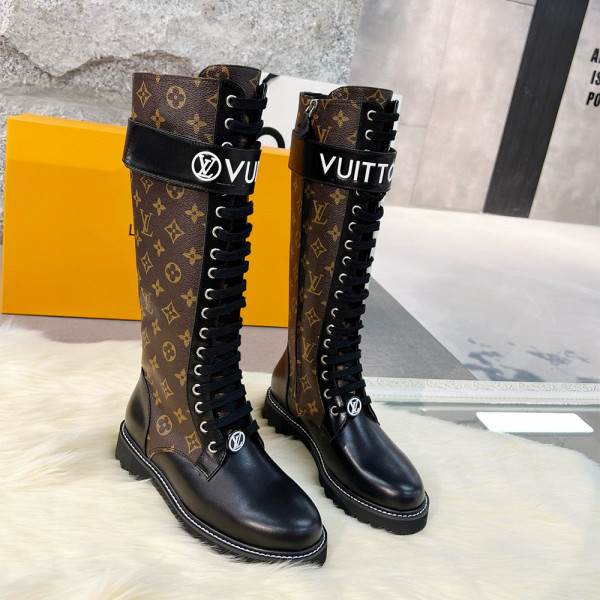 Louis Vuitton, Women's Boot, Brown
