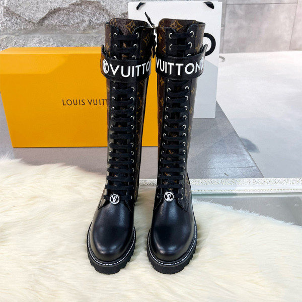 Louis Vuitton, Women's Boot, Brown