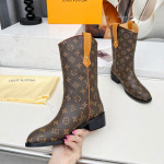 Louis Vuitton, Women's Boot, Brown