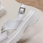 Prada, Women's Sandal, White